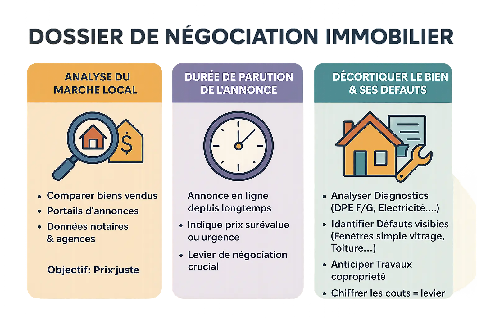 Réduisez mensualités en renégociant prêt immobilier 2 Préparation d'un dossier de négociation immobilier avec les trois piliers